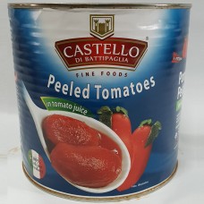 CASTELLO Whole Peeled Tomato 2.55kg x 6